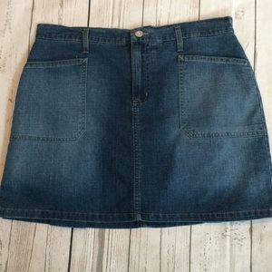 Gloria Vanderbilt Jean Skort Women’s Size 12